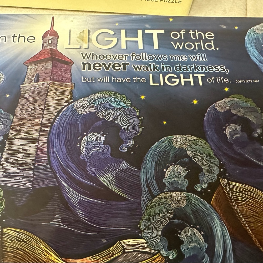 ✝️2 Christian Puzzles - COME UNTO ME & I AM THE LIGHT OF THE WORLD (NEW) - Picture 13 of 16